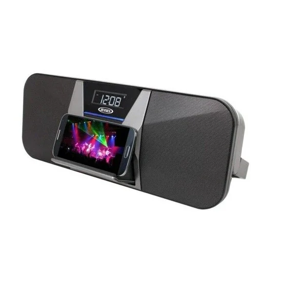 Jensen Model JBD-400 Portable Bluetooth Wireless Stereo Speaker FM Receiver